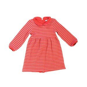 Baby Boden Sparkle Stripe Holiday Dress 3-4